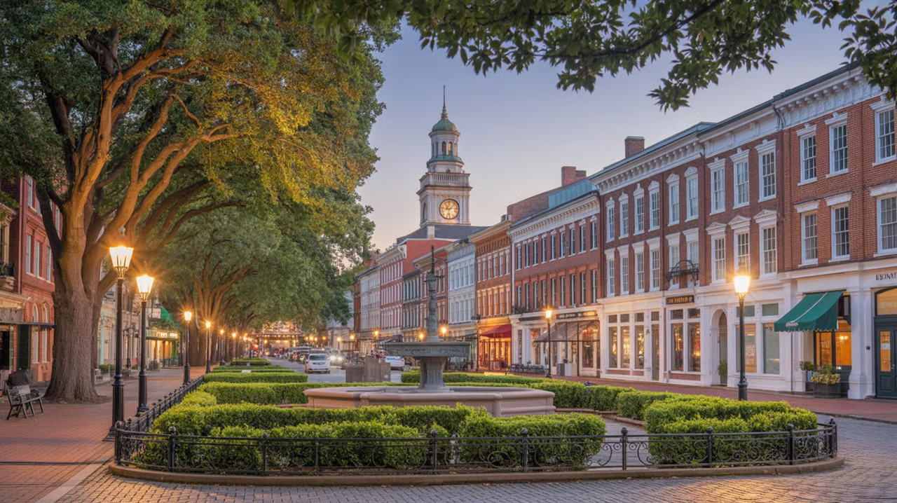 Marietta Square area near Peachtree Psychology Marietta office